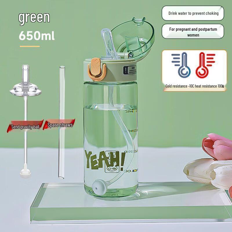 Trendy Lying-Down Drinking Straw Cup