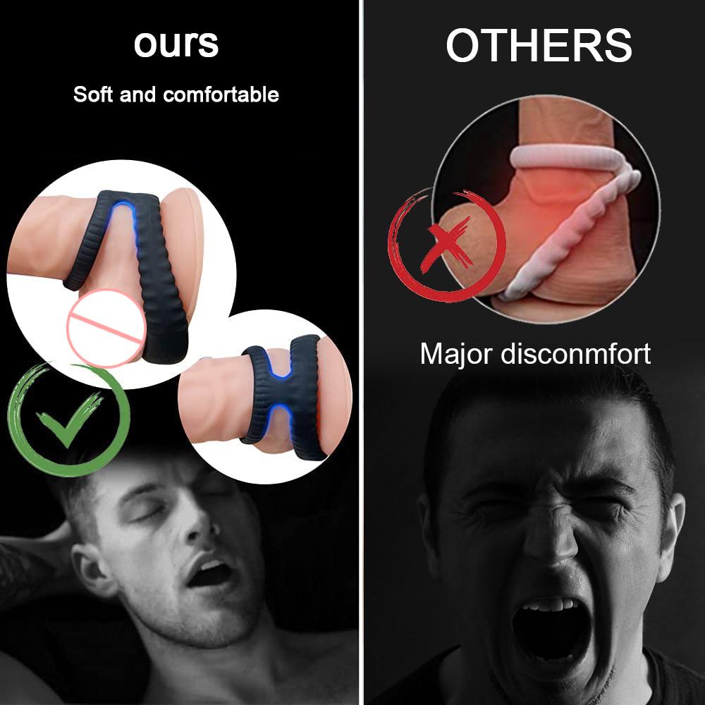 Vibrator Cock Ring Penis Verzögerung Ejakulation Cockring auf Für Mann Sex Spielzeug für Männer Paar Ringe Penisring Spielzeug für erwachsene 18