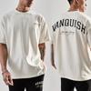 Camiseta de Fitness Unisex Oversize Gimnasio Running Camiseta Deportiva Algodón Unisex Unisex Verano Marca de Lujo Retro Ocio Holgada Manga Corta