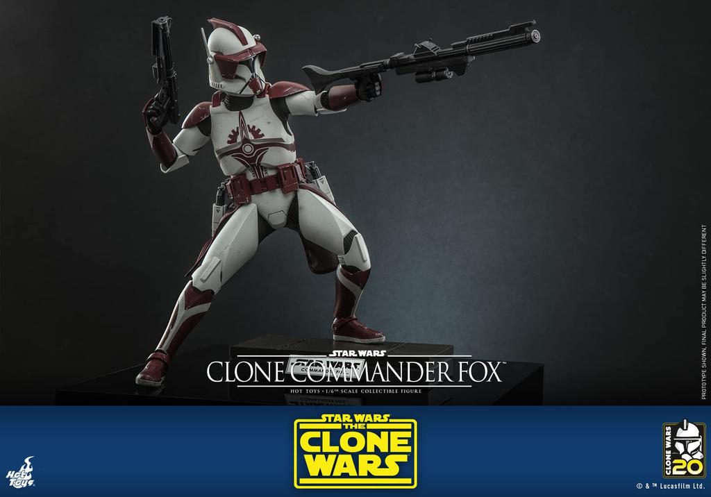 TV Masterpiece Star Wars: The Clone Wars Commander Fox 1/6 Scale Figure