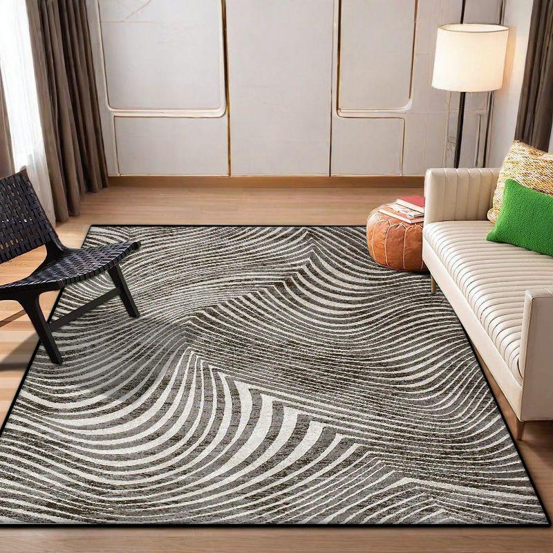 Modern Area Rug For Living Room Under Coffee Table Bedroom Large Non-Slip Machine Washable