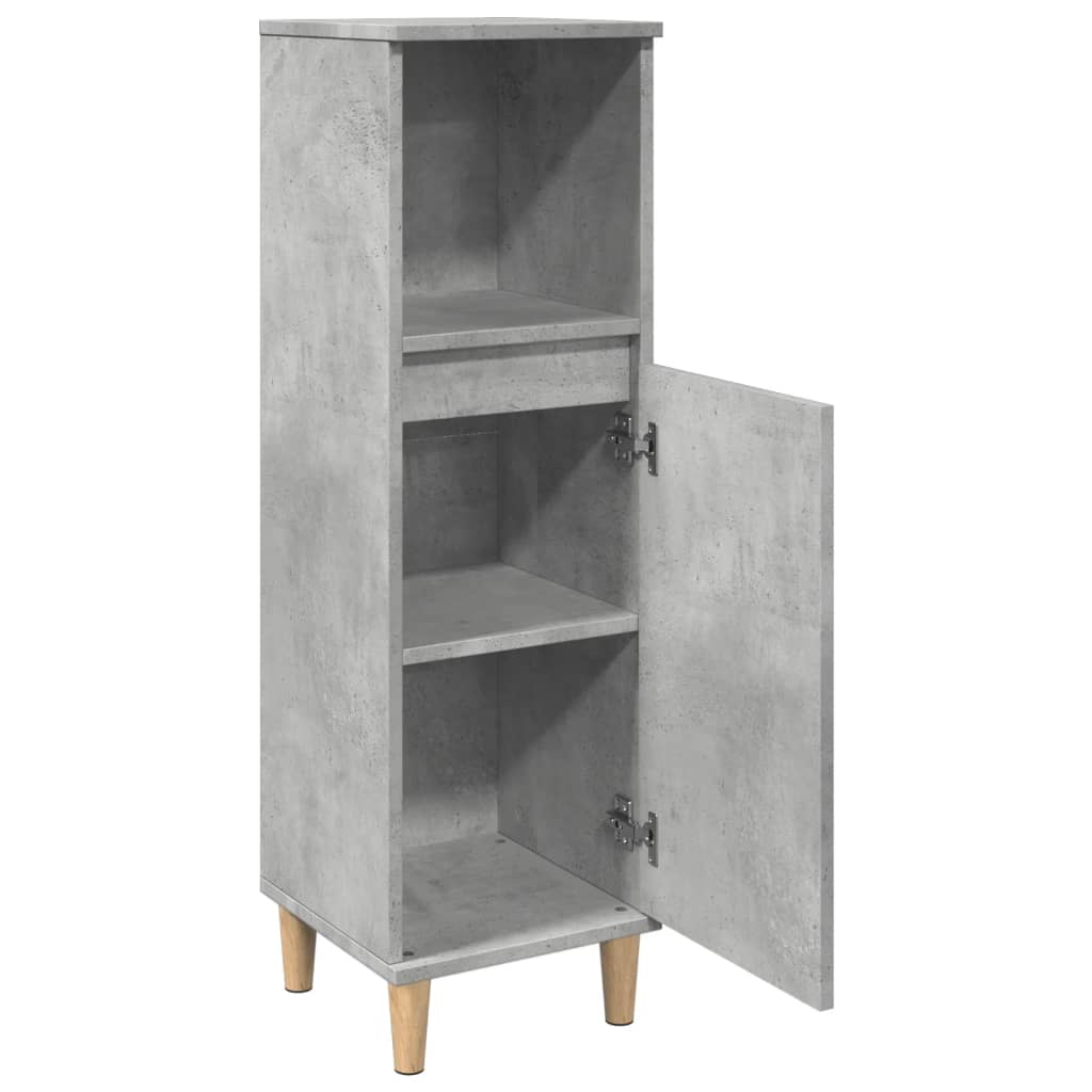 Vidaxl Bathroom Cabinet, Concrete Grey, 30X30X100 Cm