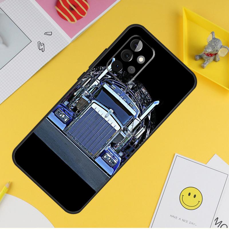 Cool Heavy Truck Car Case For Samsung Galaxy A54 A34 A14 A56 A52 A53 A16 A26 A36 A55 A35 A15 A32 A12 A33 A13 A17