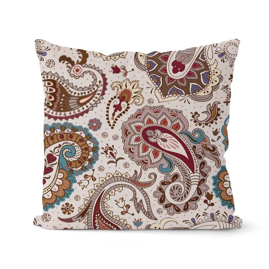 Ethnic Style Throw Pillow Cover Retro Abstract Decoration Home Bedroom Living Room Sofa Cushion Pillow Cover