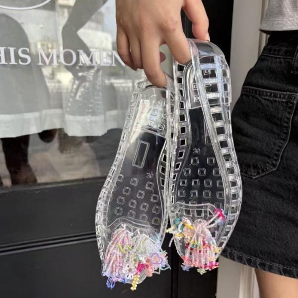 Fashion Shoes Woman Flats Shallow Mouth Transparent Mixed Colors Casual Female Sneakers Square Toe Dress New Lace-Up Floral Solid Leisur