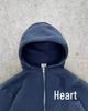 2024 Unisex European & American Autumn/Winter Printed Hooded Sweatshirt Jacket