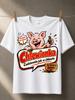 Chlewionka Codziennie Jak W Chlewie With Cheerful Muddy Pig Wooden Sign And Polish Farm Humor Text Unisex All TShirt