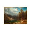 Pastorial Oil Painting, Canvas, Painting, Landscape Posters and Prints, Photographs with Mountain Rivers, Living Room Decor