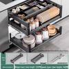 Kitchen Cabinet Pull-Out Drawer Basket