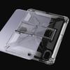 For iPad Mini (2024)/(2021) Clear Case Kickstand Shockproof TPU + PC Tablet Cover with Pen Slot