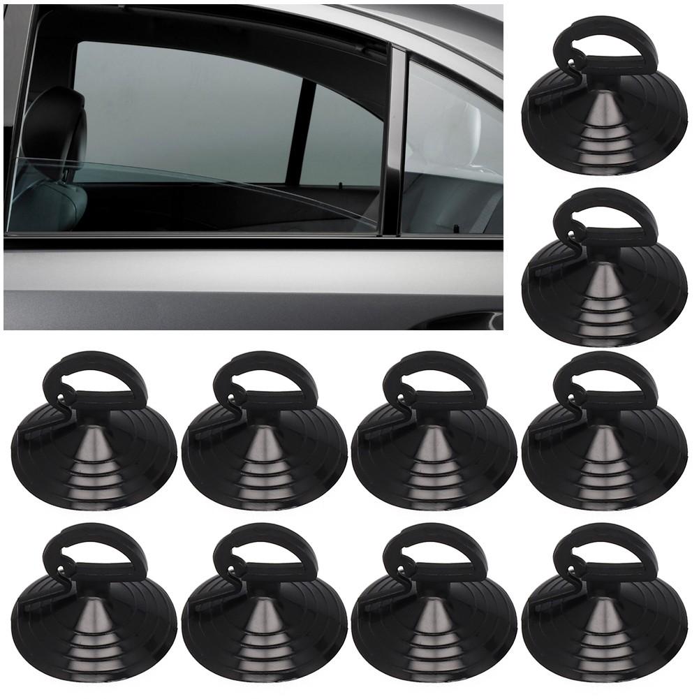 3.5cm Car Sunshade Sucker Black Car Sunshade Hook Sucker Holder PVC Brand New
