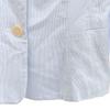 Theory Made In Japan Striped Pattern No Color Jacket 2 Blue X White Women Used