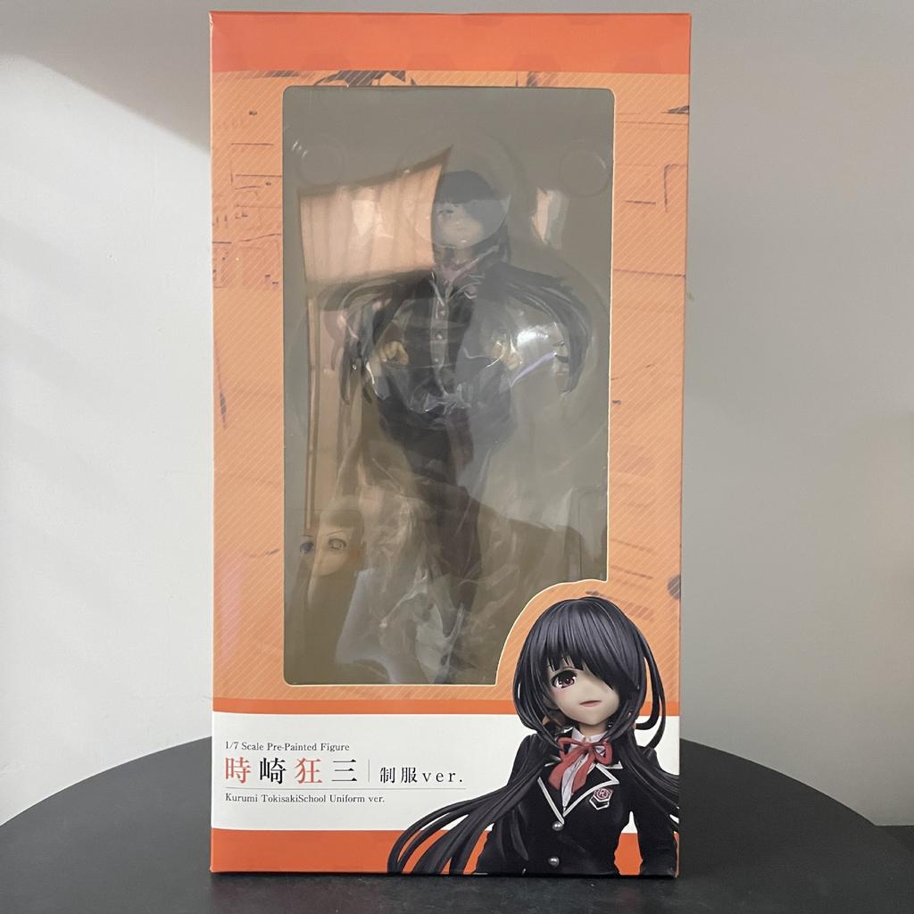 Tokisaki Kurumi School Uniform Action Figure Manga Figurine 22.5cm GK Statue Doll Model Ornament Anime Peripheral Toys Gift