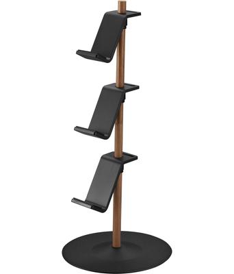 Yamazaki Jitsugyo 1700 with Moving Game Controller Storage Black W17 X D17 X Charging While Height and Orientation Adjustable Stand, Rack, H38.5cm,
