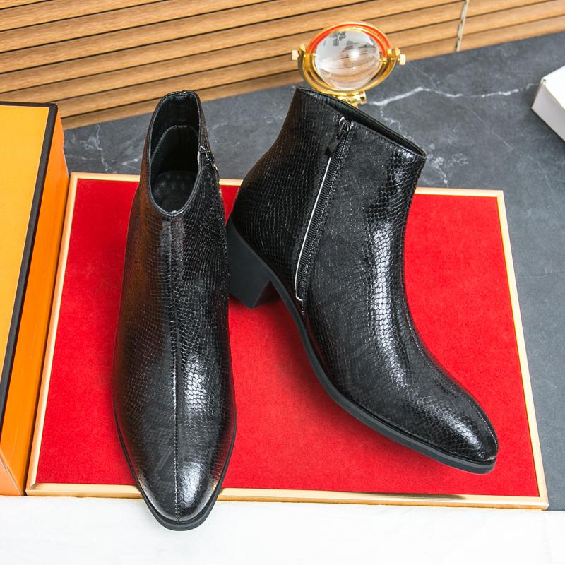 Fashion Men's Loafers Luxury Brand Leather Dress Shoes Breathable Slip-On Solid Formal Casual Shoes Handmade Designer Men Shoes Mocassin