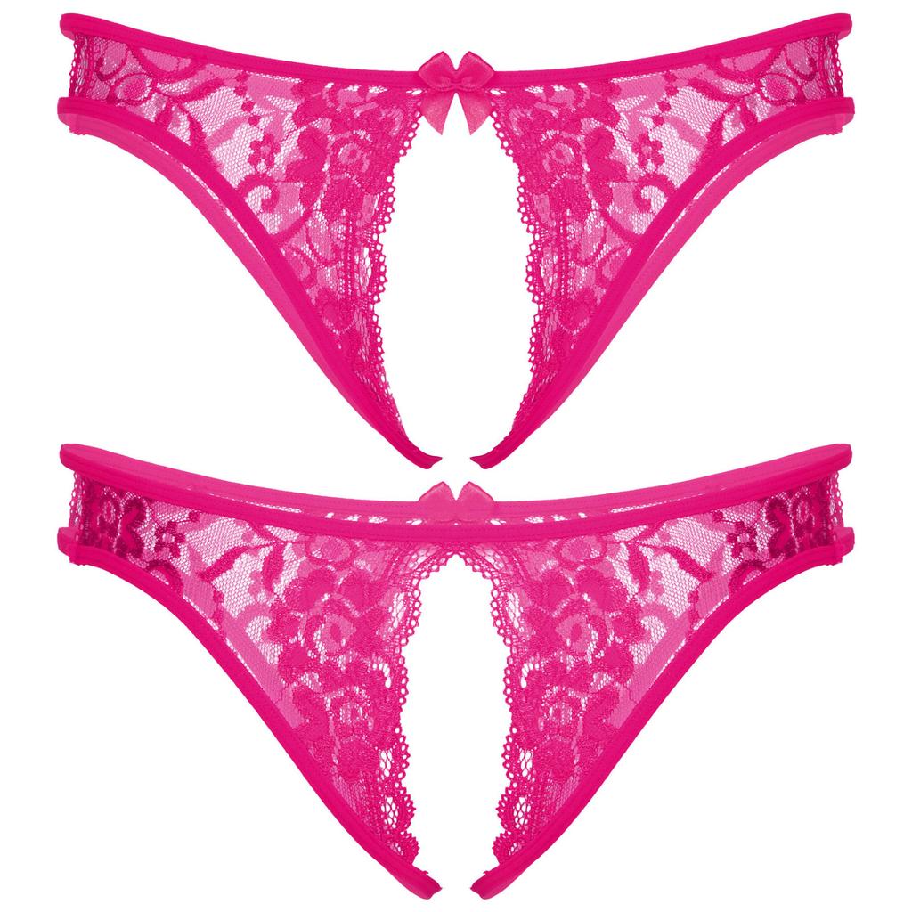 Men Sissy Panties Floral Lace Sheer Hollow Out Low Rise G-String Thongs Crossdresser Lingerie