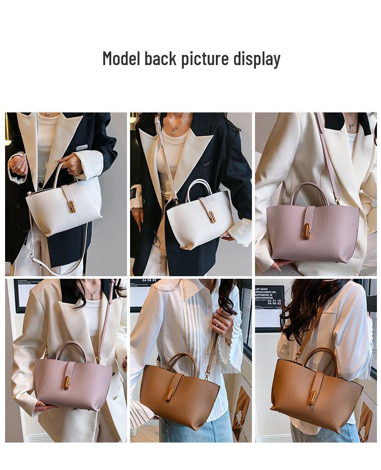Stylish Women's 2025 Single-Shoulder Cross-Body Fashion Handbag for White-Collar Professionals