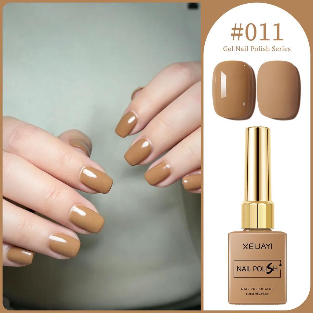 XEIJAYI 15ml Solid Color Nail Gel - 72 Color Options for Nail Art Salons