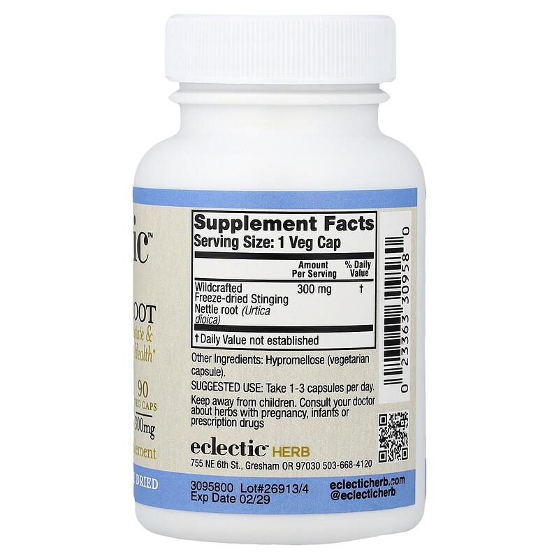 Freeze Dried, Nettle Root, 300 mg, 90 Veg Caps