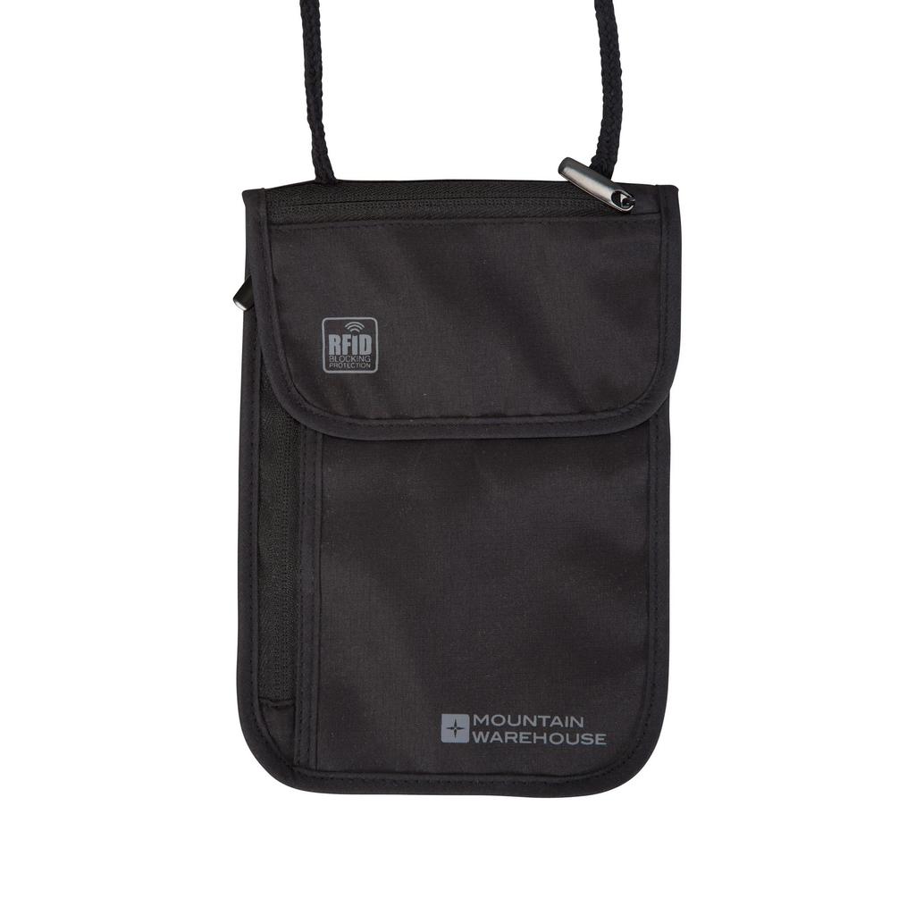 Mountain Warehouse Logo RFID Blocking Neck Pouch