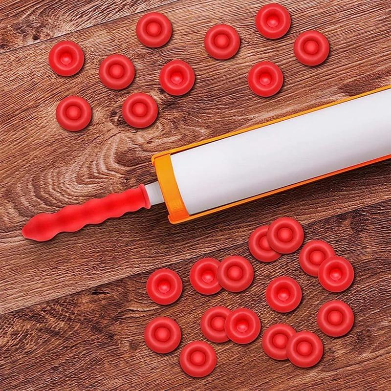 10-100 szt. Końcówki do pistoletu do uszczelniania Czerwone Zatyczki Oszczędzające Uszczelniacz Pokrowce na Tuby do Uszczelniania Przechowywania Wykończeniowe Narzędzia Budowlane