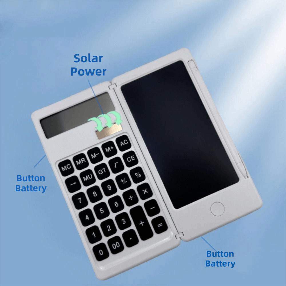 Foldable Writing Pad Calculator Large Buttons Math Calculator Portable Desktop Calculator  Formal