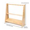 Trapezoid Cue Rack Organized Freestanding Pool Stick Holder Sturdy for Game Room