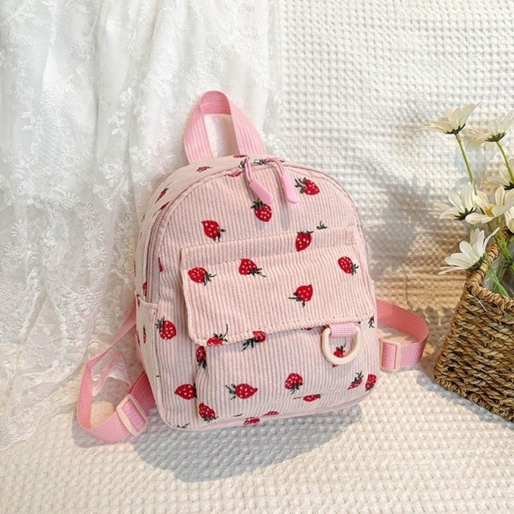 

Cute Large Capacity Shoulder Bag Lightweight Wear-resistant Travel Backpack Mobile Phone Pocket