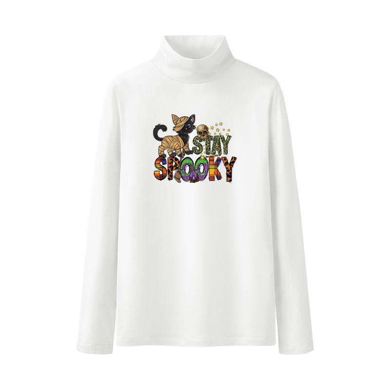 Spooky Cat Iron On Transfer Clothes Appliqued Heat-Adhesive Transfer Diy Accessory Arts Crafts Ironing Halloween Skull Patch