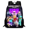 Minecraft Printed Backpack Children'S Elementary School Bag
