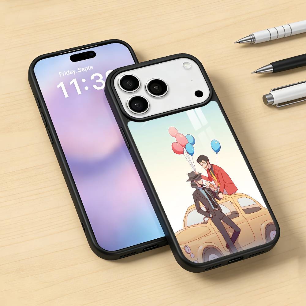 L-Lupin the Third Phone Case Magnetic For iPhone17 16 15 14 13 12 Pro Max For Magsafe Wireless Charging Cover