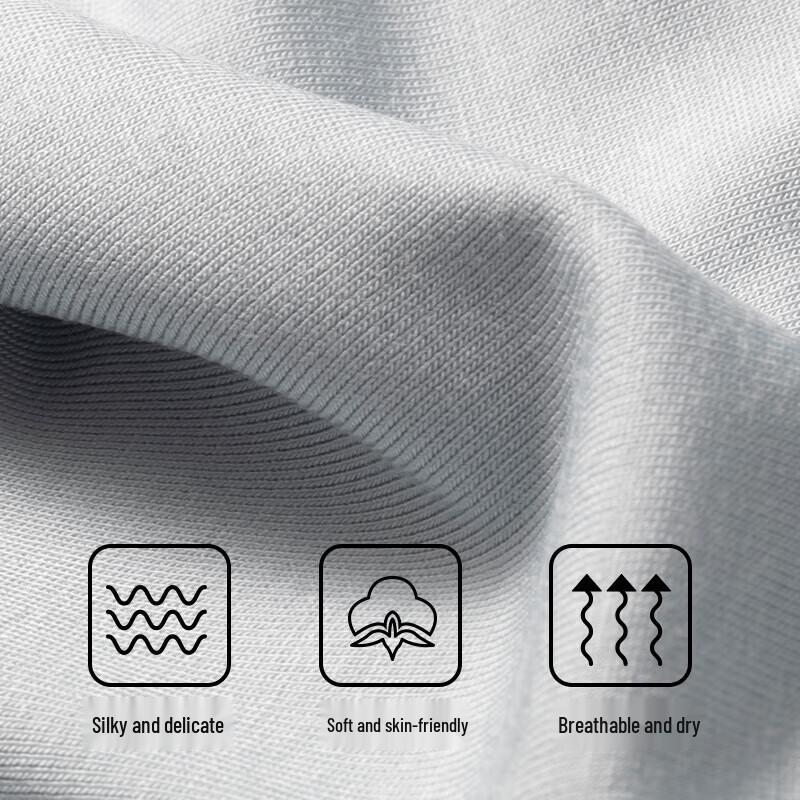 Jianjiang Men's 60s Mercerized Modal Seamless Boxer Briefs 3-Pack