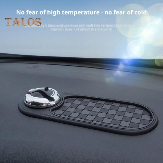 Πατάκι Αυτοκινήτου Πολλαπλών Λειτουργιών Αντιολισθητικό με Αριθμό Στάθμευσης για Προσωρινή Στάθμευση, Ταμπλό Αυτοκινήτου, Περιστρεφόμενη 360 Μοιρών Θήκη Κινητού Τηλεφώνου