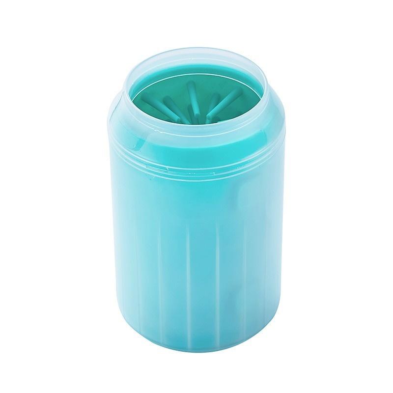 Portable Pet Paw Cleaner Soft Silicone Foot Washer with Cleaning Brush Dog Towel Bucket - Efficient Pet Cleaning Supplies