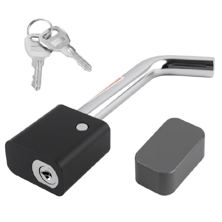 Anti Theft Trailer Hitch Pin Lock With Dust Cover For 2 Inch And 2.5 Inch Receivers Long Lasting Performances On Various Vehicles