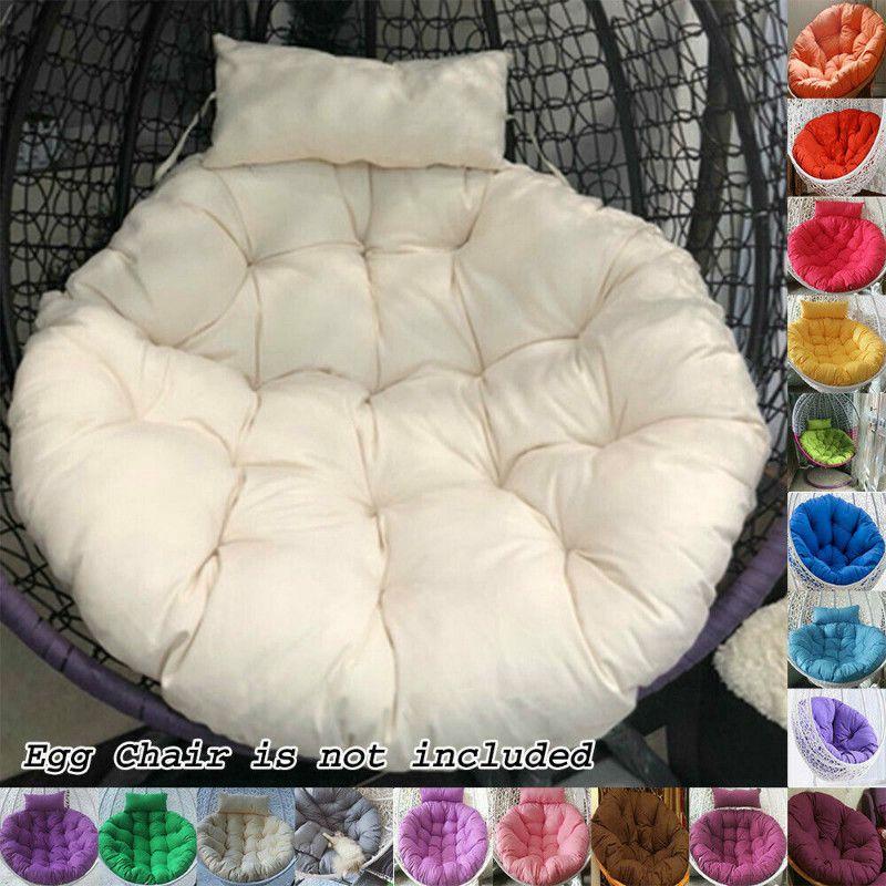 Rattan Swing Chair Cushion Hanging Egg Chair Soft Mat Pad Cover Inoutdoor Patio