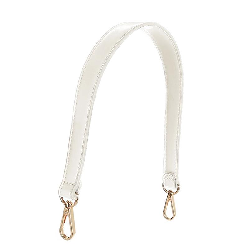 7 Colors Pu Leather Bag Strap Handbags Handles For Handbag Short Bag Strap Purse Strap Golden Buckle Replacement Bag Belt Band