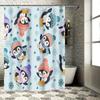Cute Penguin Pattern Shower Curtain For Kids And Families Waterproof And Durable Bathroom Decor With Snowflake Design Easy-Clean