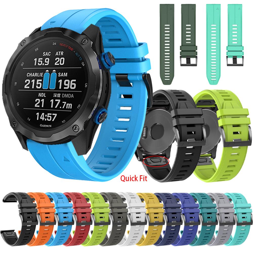 

Charm 22/26mm Smart Watch Band For Garmin Descent Enduro 2 Mk2/Mk2i/Mk1/Epix G1 Strap Quick Fit Release Bracelet Watchbands Accessorie For Descent G1