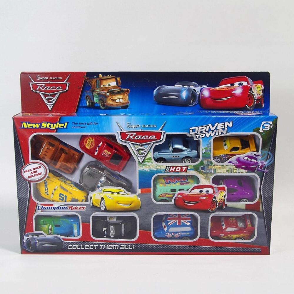 Pixar Cars Mater Lightning McQueen Jackson Storm Big Wheel Offroad Vehicle Pullback Force Cars Model Toys Birthday Gifts