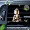 2D flacher Buddha Auto-Lüftungsschlitz-Clip dekorativer Diffusor (Duftstoffe nicht enthalten), Auto-Innendekoration, Aromatherapie-Clip, ideal als Weihnachtsgeschenk