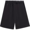 Li Ning Solid Color Mid Waist Comfortable Breathable Straight Leg Casual Shorts Women Shorts Black AKSS022-3