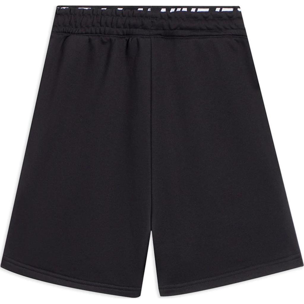 Li Ning Solid Color Mid Waist Comfortable Breathable Straight Leg Casual Shorts Women Shorts Black AKSS022-3