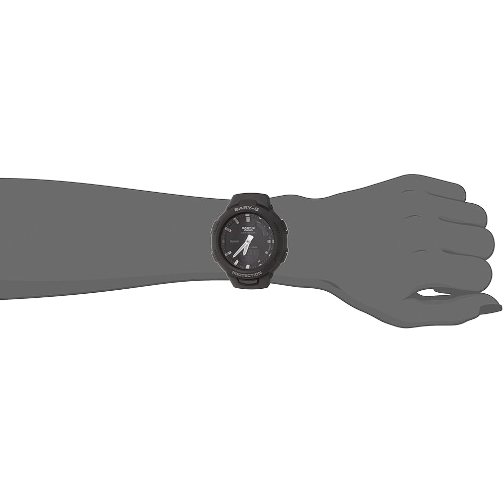 Casio Baby-G BSA-B100-1A Black Analog-Digital Casual Quartz Watch for Women