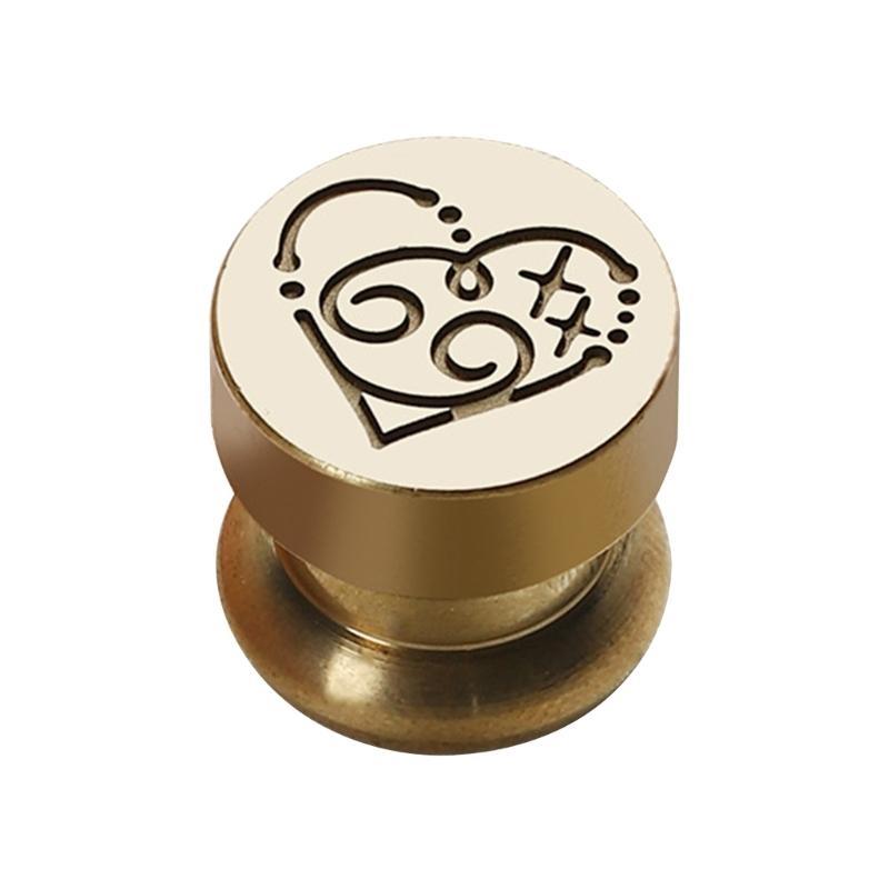 652F Astrology Series Seal Lacquer Seal Wax Stamp for Artistic Creations