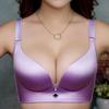 Seamless Bra for Women Plus Size Wireless Brassiere Lightly Lined Full Coverage Bra C  Cup Sexy Bra Solid Padded Basic Femme