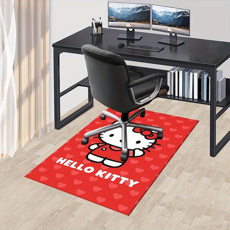 

Office Rug Hello Kitty, Red Heart Anti-Slip Rug, Machine Washable for Living Room, Bedroom, Office, Multiple Sizes, Bedroom Mat, Decorative Mat, Durab 60cm by 90cm