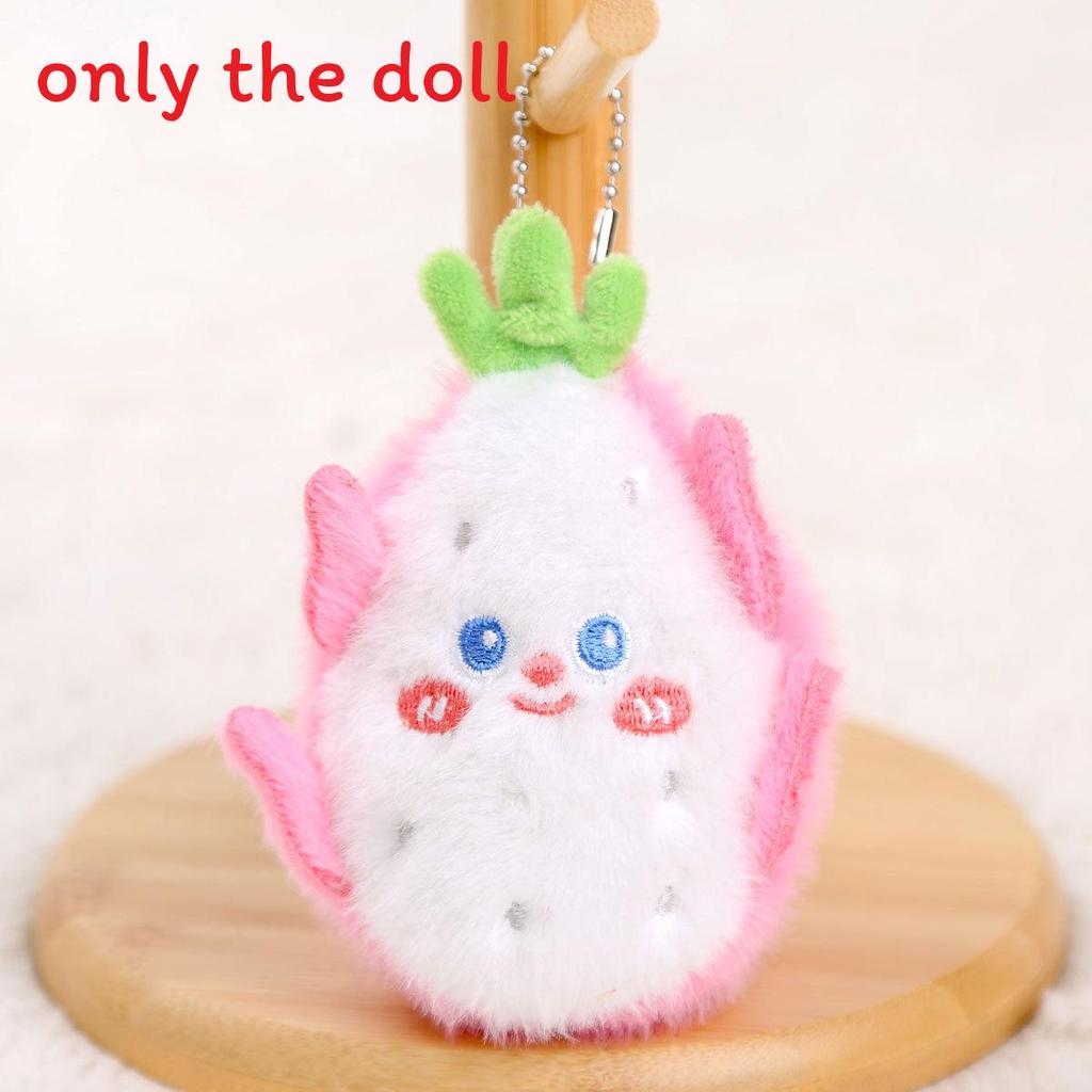 Watermelon Apple Eggplant Garlic Carrot Plush Keychain For Girls Accessory Bag