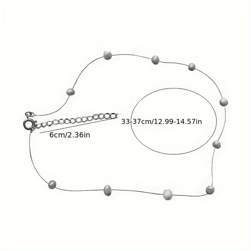 Minimalist Illusion Necklace, Exquisite Invisible Fishing Line Chain, Lightweight Durable Jewelry for Casual Formal Wear