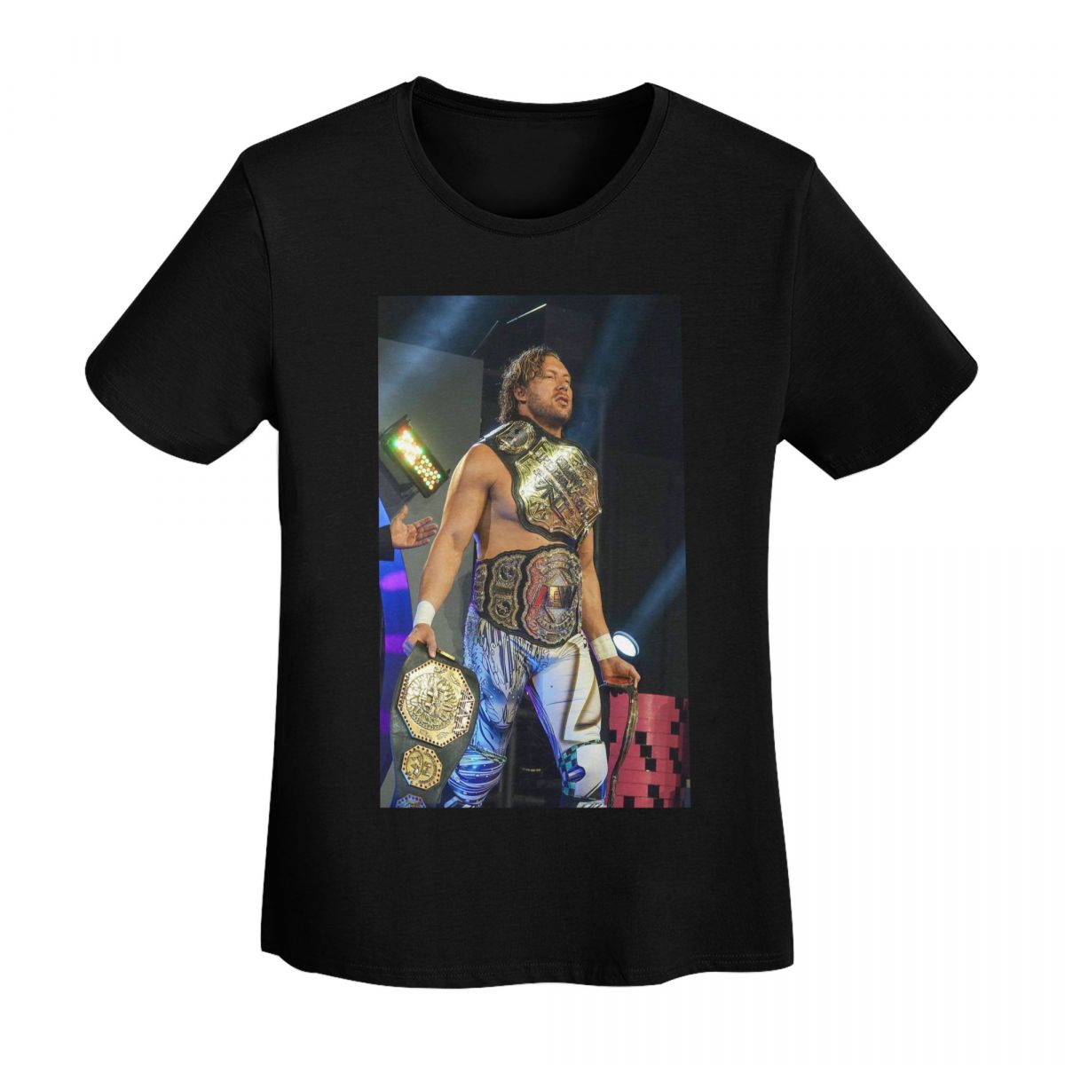 

Kenny Omega Kenny The Champ TShirt Women Short Sleeve T Shirts ONeck Streetwear Cotton Summer Tees Streetwear 4XL